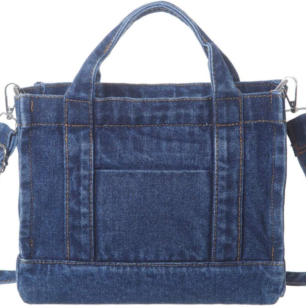 Denim Purse Jean Tote Bag for Women Crossbody Shoulder Weekend Bags Denim Purses